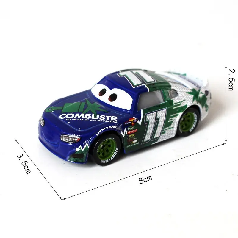 Cars: Lightning Mcqueen and Mater Alloy Toy Set in Color Box - Birthday Collection