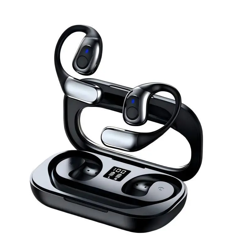 Ows Private Model Wireless Earphones, Open-Ear Bluetooth Earphones, Ultra-Long Battery Life, Noise-Cancelling Sports Earphones