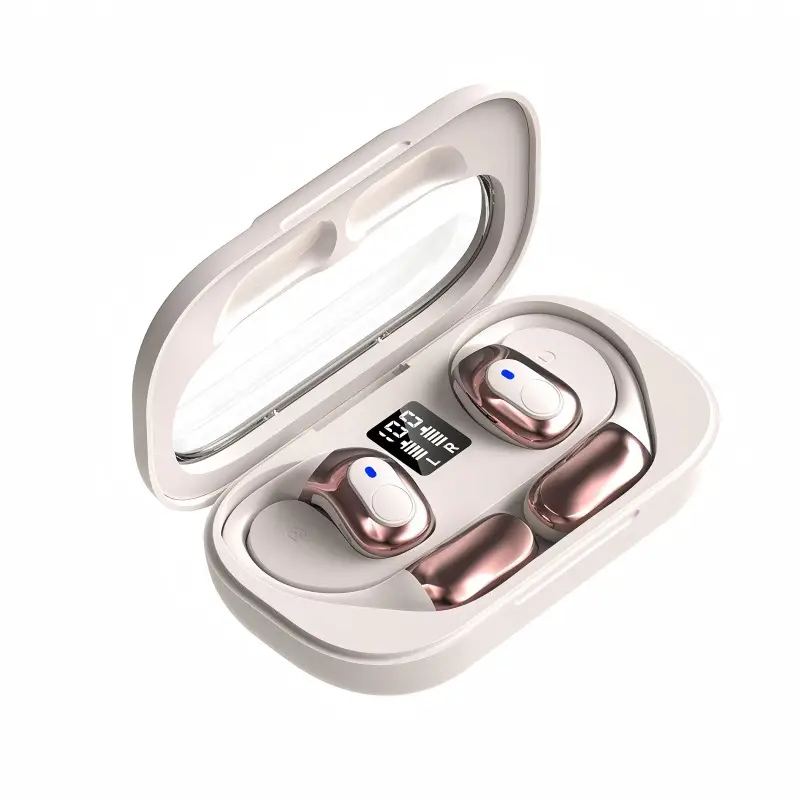 Ows Private Model Wireless Earphones, Open-Ear Bluetooth Earphones, Ultra-Long Battery Life, Noise-Cancelling Sports Earphones