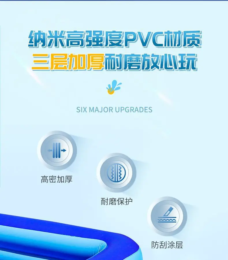 Large Outdoor Swimming Pool, Inflatable Home Swimming Pool, Children's Swimming Pool, Foldable — feature 6