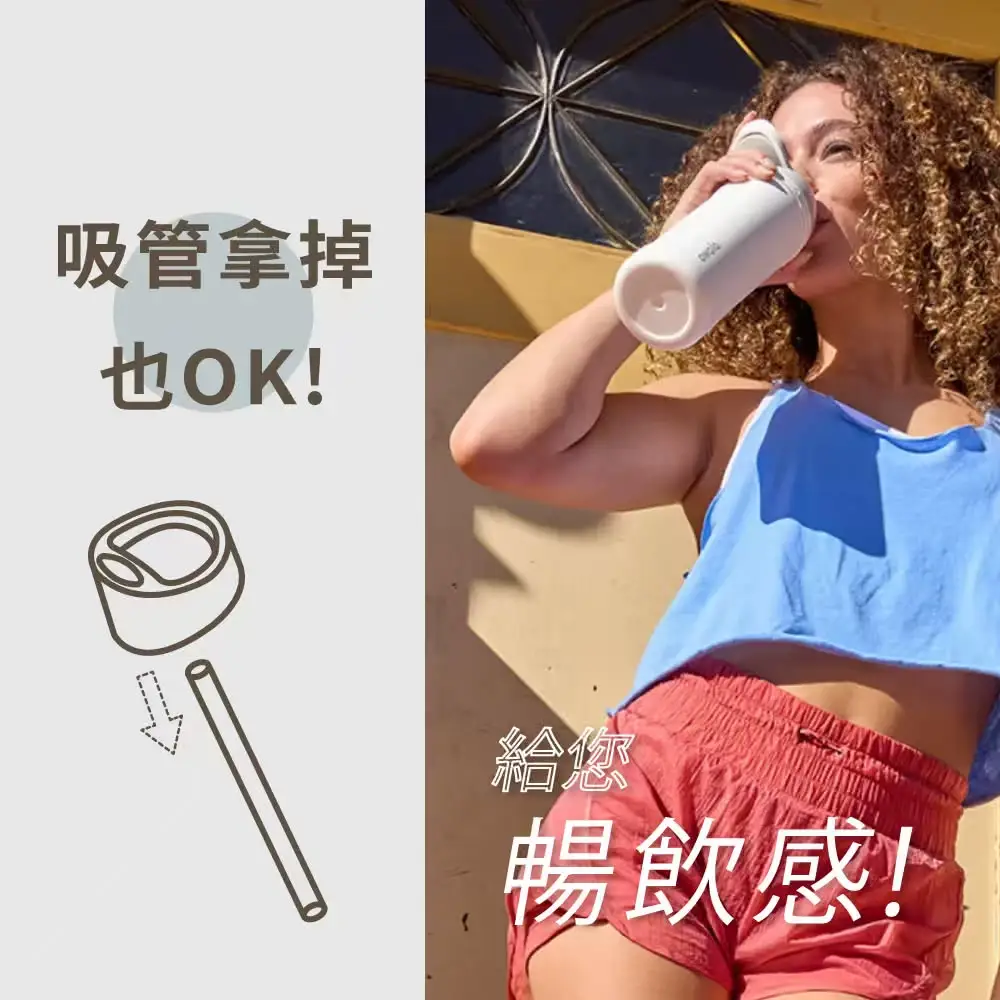 Owala Thermos Cup Freesip Water Cup Stainless Steel Thermos Cup with Straw Sports Cup Pop-Up Lid Cup Portable Cup — feature 12