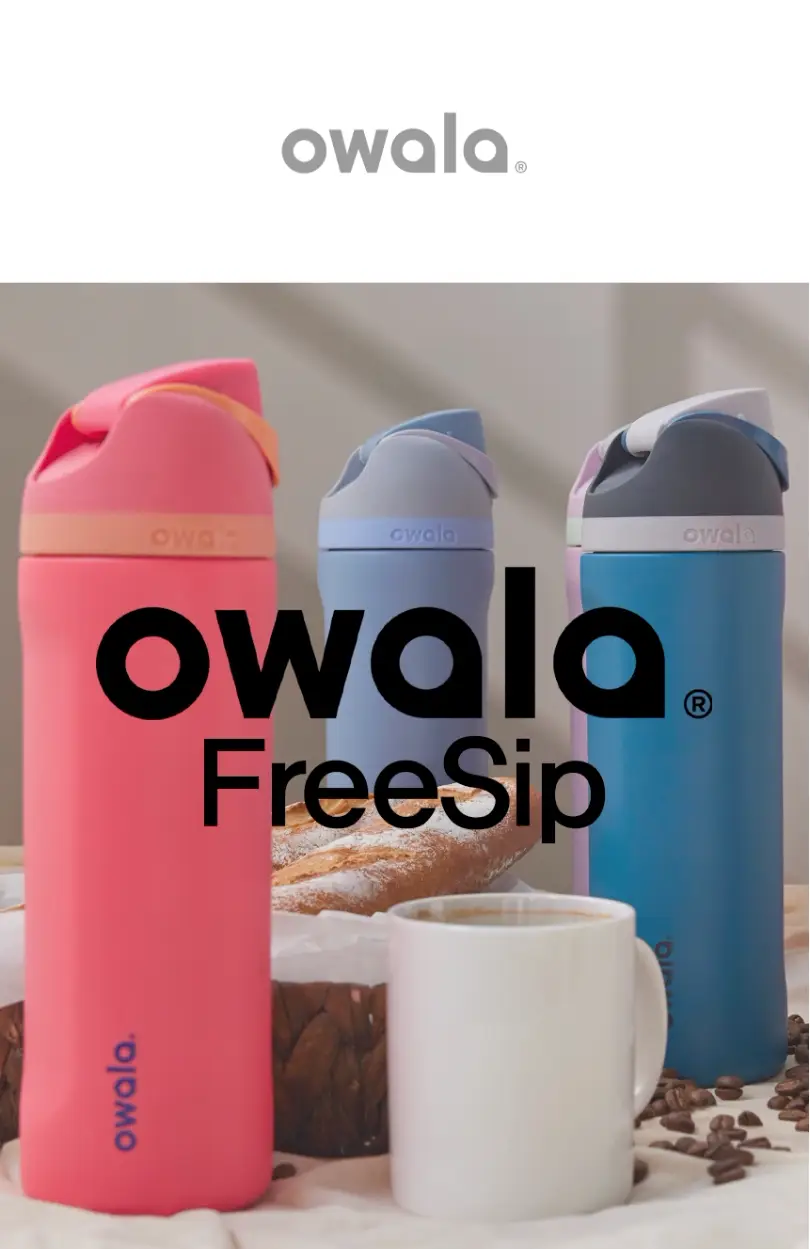 Owala Thermos Cup Freesip Water Cup Stainless Steel Thermos Cup with Straw Sports Cup Pop-Up Lid Cup Portable Cup — feature 3