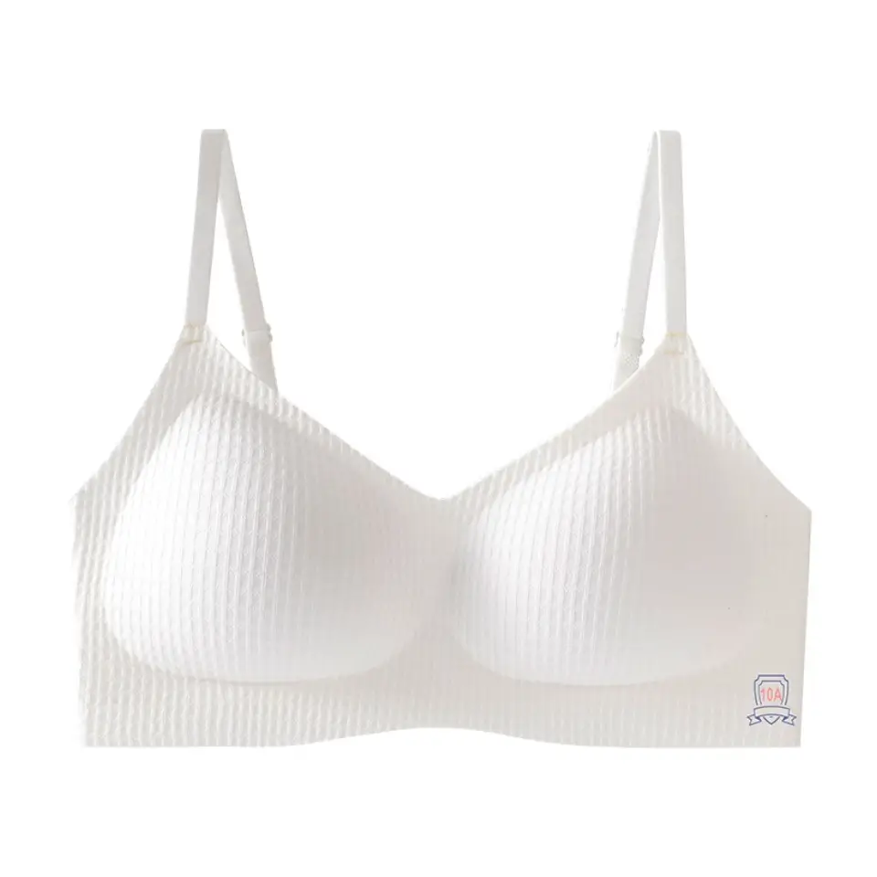10A Antibacterial 0-Dye Cotton Skin-Friendly Underwear for Women, Class a Cotton, Comfortable, Soft, Breathable, Seamless, Wireless, Soft Support Bra - Image 9