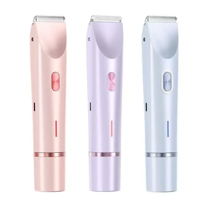 Cross-Border Dual-Head Shaver, Hair Removal Device, Women's Private Area Trimmer, Electric Shaver, Women's Hair Removal Device, Amazon