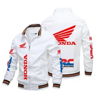 2024 Autumn/Winter Men's Logo Jacket Red Printed Jacket Outdoor Fashion Motorcycle Riding Jacket Men's Coat