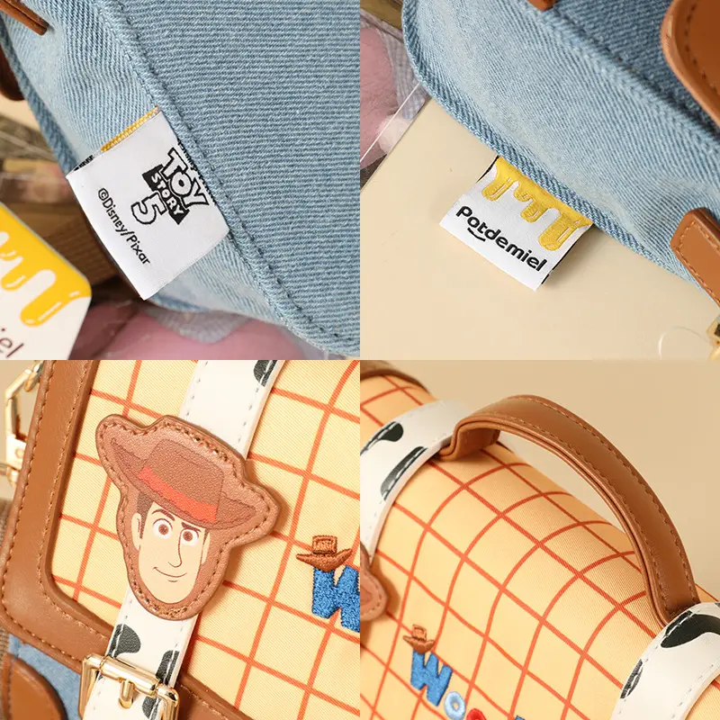 Disney Genuine Toy Story 5 Buzz Lightyear and Jessie Plush Toy Crossbody Woody Backpack Doll