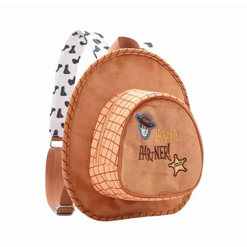 Disney Genuine Toy Story 5 Buzz Lightyear and Jessie Plush Toy Crossbody Woody Backpack Doll