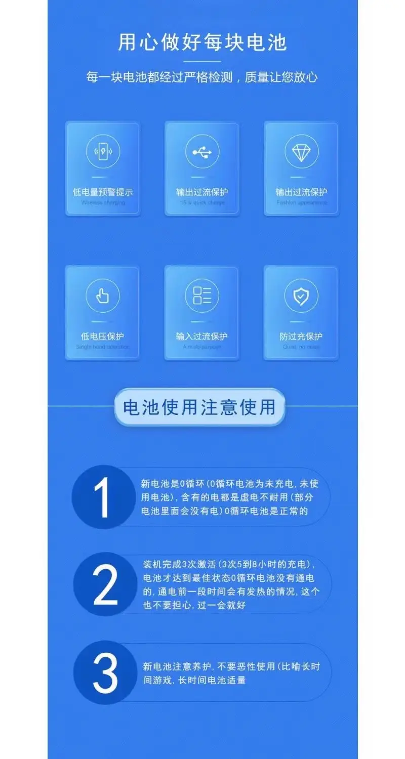 Suitable for iPhone Apple 4/5/5S/Se/6/6S/7/8Plus/11 Mobile Phone X/Xs/Xr/Max Battery — feature 1