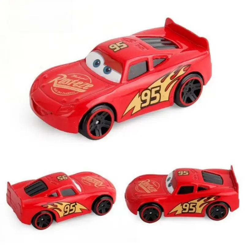 Cars Movie Merchandise Lightning Mcqueen Car Model Alloy Black Storm Ornament Gift for Boys