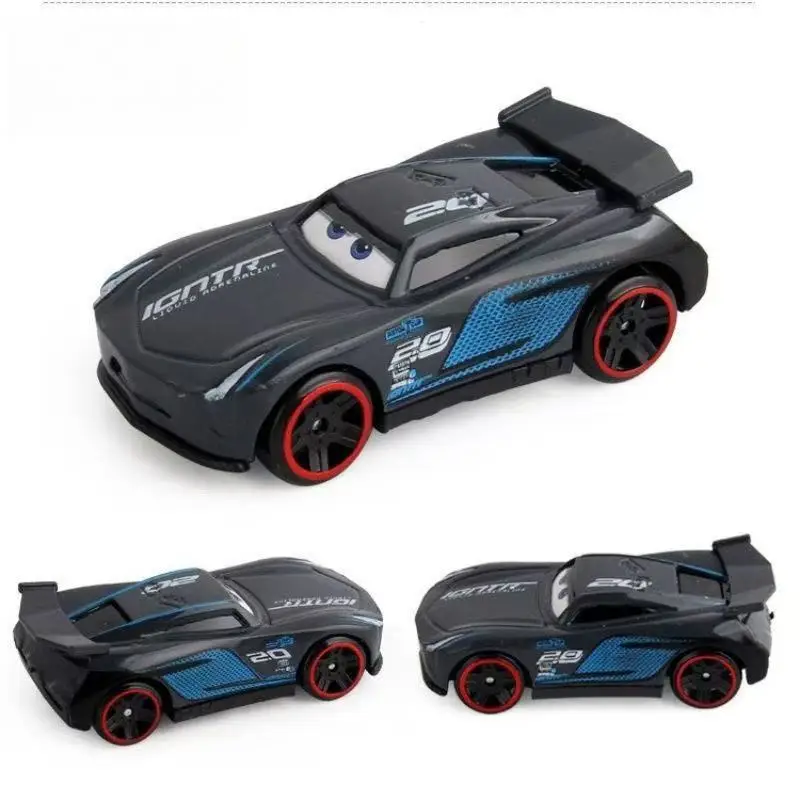 Cars Movie Merchandise Lightning Mcqueen Car Model Alloy Black Storm Ornament Gift for Boys