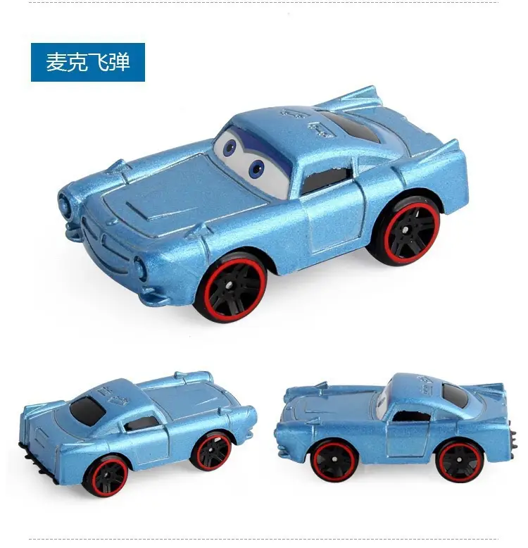 Cars Movie Merchandise Lightning Mcqueen Car Model Alloy Black Storm Ornament Gift for Boys