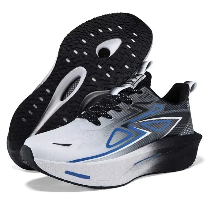 New Foreign Trade Model 2026 Breathable Ice Silk Running Shoes, Ultra-Light Shock-Absorbing Racing Shoes, Non-Slip Racing Running Shoes for Couples, Trendy for Students - Image 5