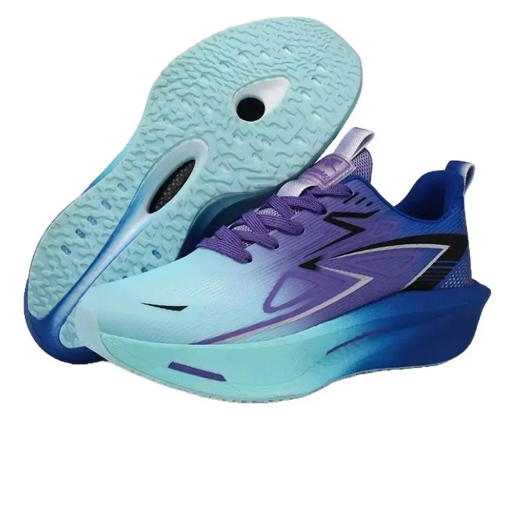 New Foreign Trade Model 2026 Breathable Ice Silk Running Shoes, Ultra-Light Shock-Absorbing Racing Shoes, Non-Slip Racing Running Shoes for Couples, Trendy for Students - Image 8