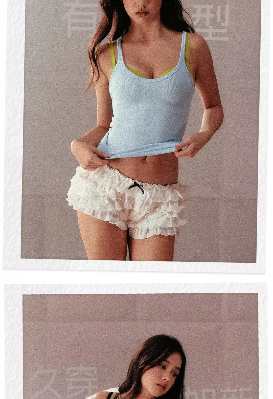 Authentic Pastel-Colored Woven Camisole Top, Tight-Fitting Inner Wear, Sexy Backless Tube Top, Basic Spaghetti Strap Tank Top — feature 15