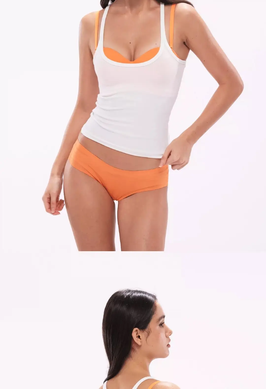 Authentic Pastel-Colored Woven Camisole Top, Tight-Fitting Inner Wear, Sexy Backless Tube Top, Basic Spaghetti Strap Tank Top — feature 20