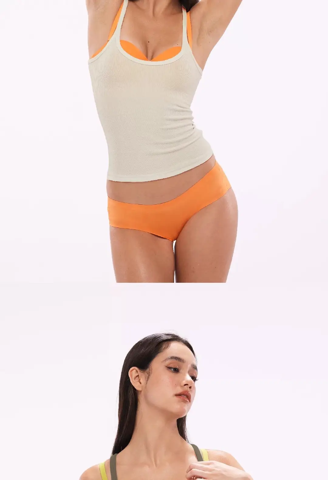 Authentic Pastel-Colored Woven Camisole Top, Tight-Fitting Inner Wear, Sexy Backless Tube Top, Basic Spaghetti Strap Tank Top — feature 22
