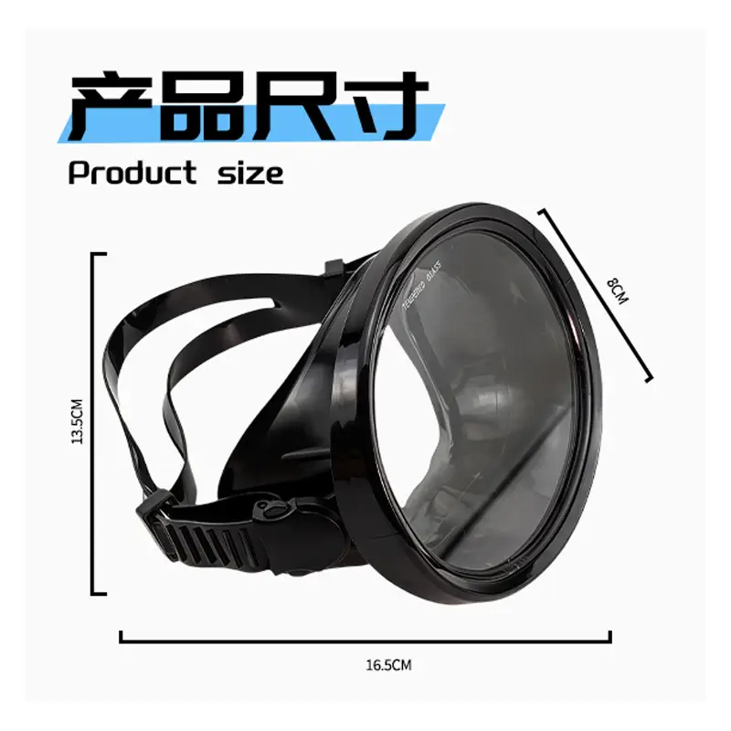 Cross-Border Hot-Selling Fisherman's Goggles Snorkeling Set, Environmentally Friendly Pvc Fisherman's Diving Goggles, Wet Breathing Tube Snorkeling Set