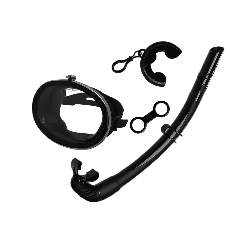 Cross-Border Hot-Selling Fisherman's Goggles Snorkeling Set, Environmentally Friendly Pvc Fisherman's Diving Goggles, Wet Breathing Tube Snorkeling Set