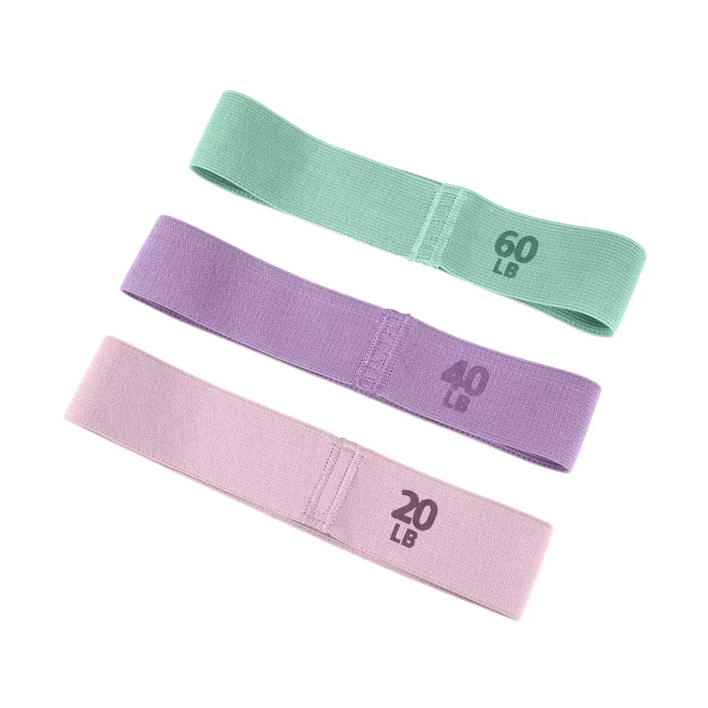 Yoga Knitted Elastic Band Fitness Resistance Band Resistance Circle Strength Training Poundage Stretching Loop Knitted Band - Image 8