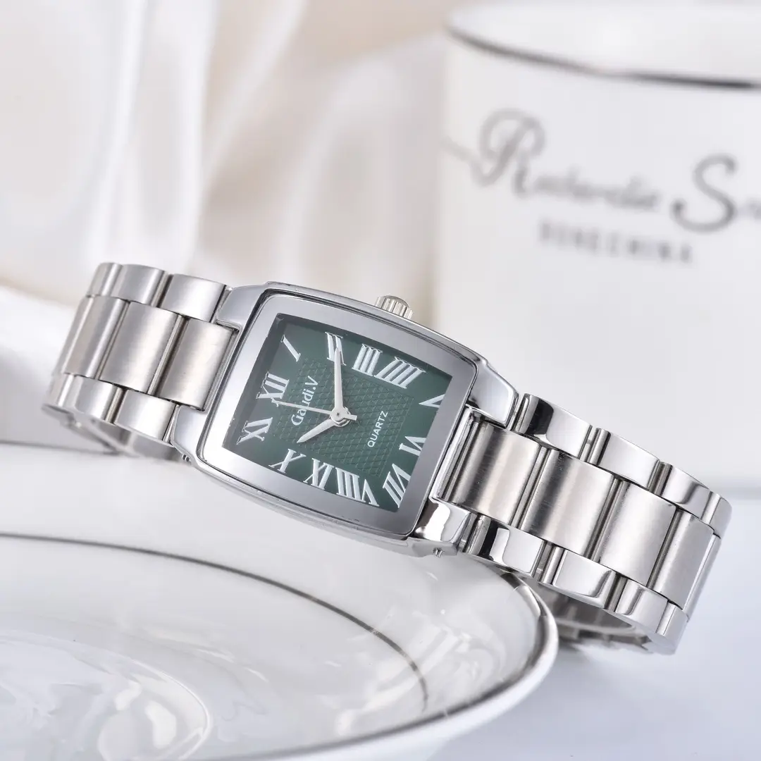 Gaudi.V Fashion Women's Quartz Watch Stainless Steel Strap Roman Scale Waterproof Watch Butterfly Clasp — feature 11