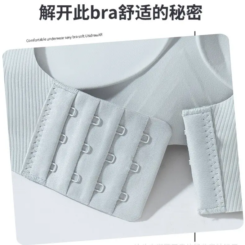Spring and Summer Jelly Soft Support Lifting Bra for Women, Seamless, Soft and Skin-Friendly, Small Chest Gathering, Anti-Sagging Bra Wholesale