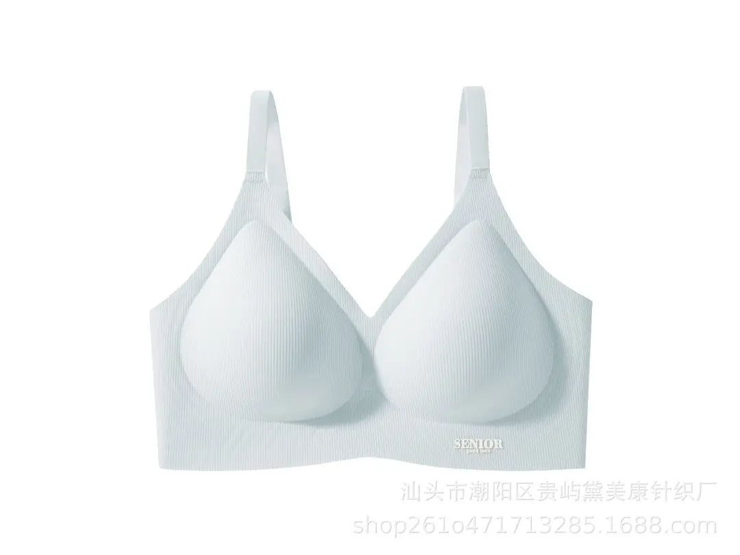 Spring and Summer Jelly Soft Support Lifting Bra for Women, Seamless, Soft and Skin-Friendly, Small Chest Gathering, Anti-Sagging Bra Wholesale
