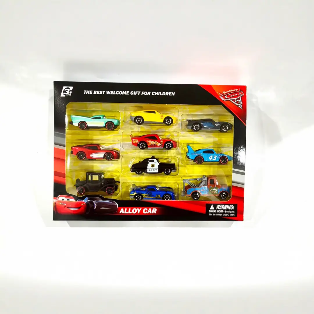 Cars Alloy Car Model Toy Gift Box Set Lightning Mcqueen Children's Boys Gift