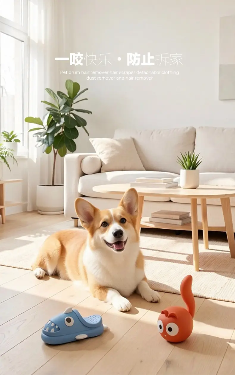 Pet Shark Slippers, Latex Sound-Making Toys, Interactive Training, Self-Entertainment, Cross-Border Pet Supplies, Dog Toys — feature 9