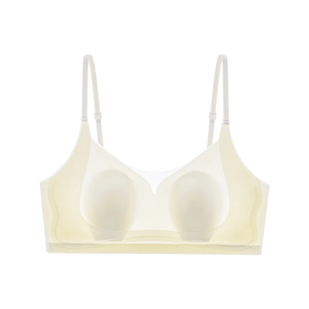 Invisible Bra for Women with Large U-Shaped Back, Thin Straps, Minimizes Large Bust, Ultra-Thin Seamless Bra for Summer - Image 2