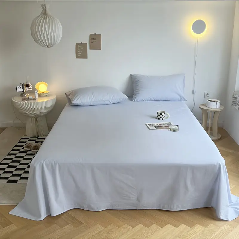Flash Sale Simple Dark Gray and Light Gray Bed Sheet for Single Dormitory, Instant Retail with Certificate of Conformity — feature 8
