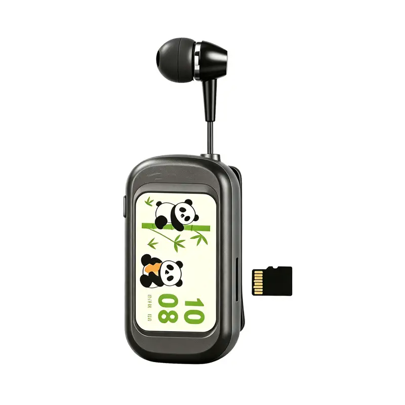 Lavalier Wind-Noise Reduction Bluetooth Headset for Cycling, High-Definition Calls, Ultra-Long Battery Life, Business Delivery, Cross-Border Wireless Headset