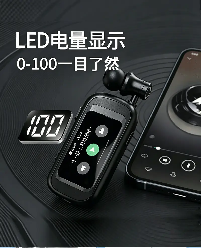 Lavalier Wind-Noise Reduction Bluetooth Headset for Cycling, High-Definition Calls, Ultra-Long Battery Life, Business Delivery, Cross-Border Wireless Headset — feature 10