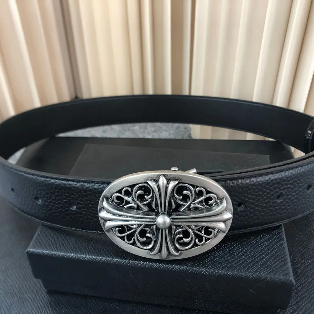 Celebrity Style First-Layer Cowhide Classic Six-Pointed Star Belt High-End Retro Leather Belt for Men Trendy Genuine Leather Youth 3.6 Waist Belt