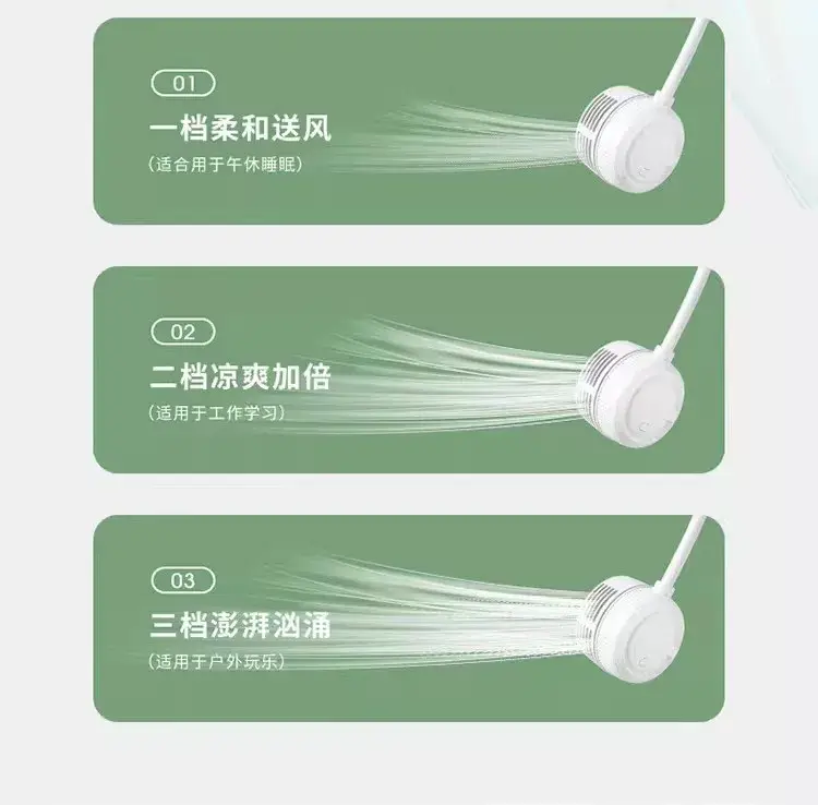 2026 Upgraded Neck-Hanging Lazy Fan, Cooling Mini Bladeless Portable Neck Fan, New Model, Silent — feature 10