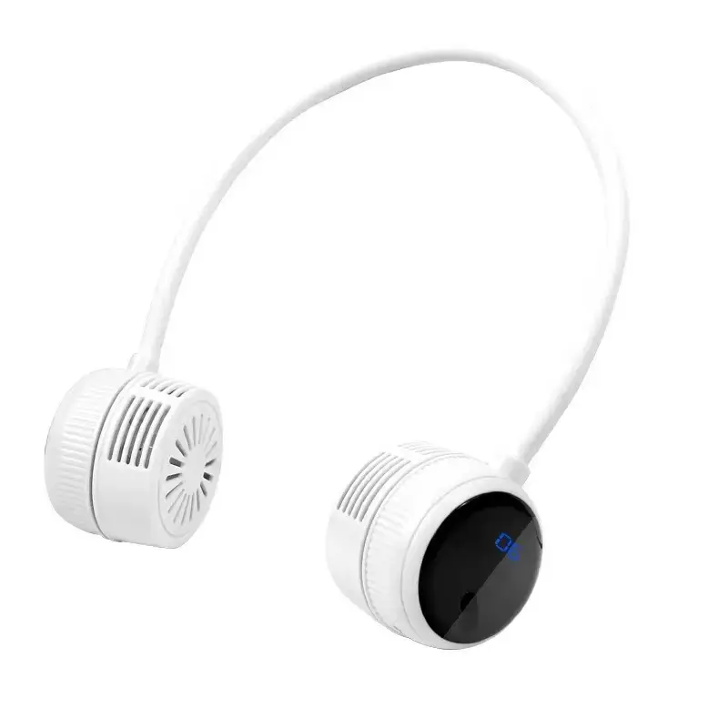 2026 Upgraded Neck-Hanging Lazy Fan, Cooling Mini Bladeless Portable Neck Fan, New Model, Silent