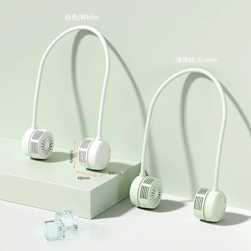 Neck-Hanging Fan, Bladeless, USB Rechargeable, Turbo Neck Mini Fan, Portable Small Fan, Silent