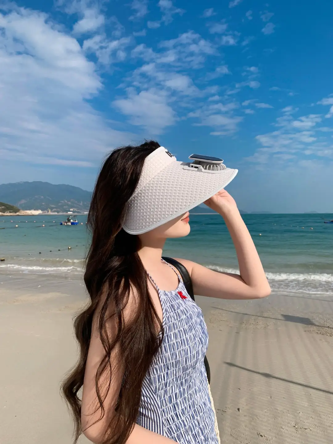 Solar-Powered Fan Hat with Fan, Sun Hat for Women, Uv Protection, Sun Protection Visor Hat, Face-Covering Sun Hat — feature 10