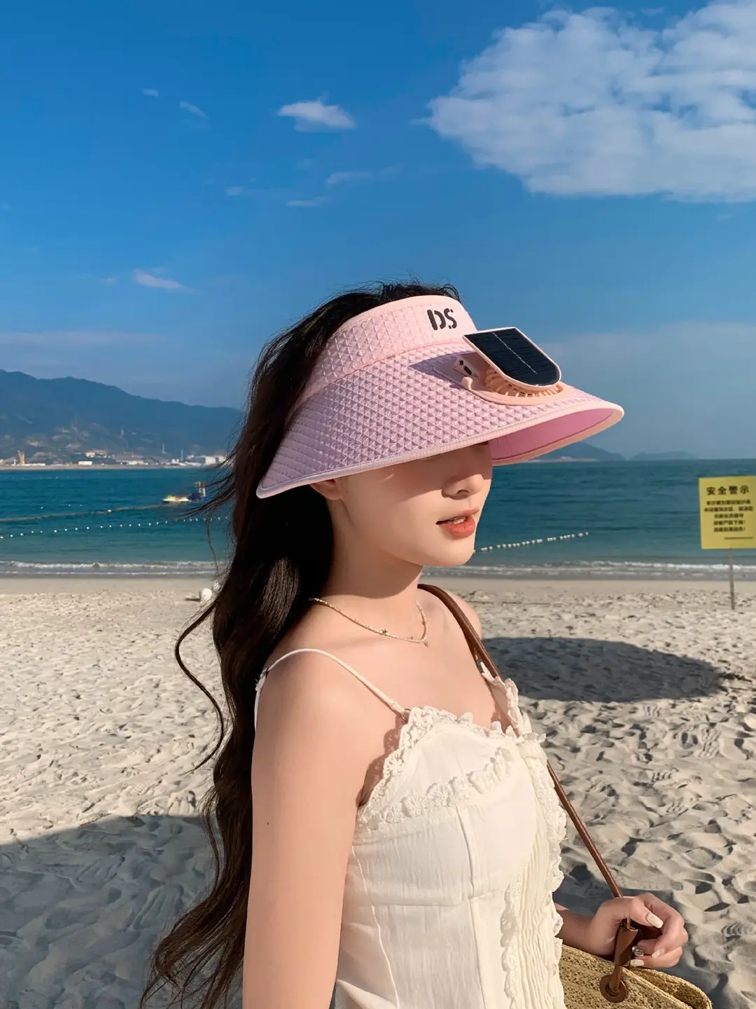 Solar-Powered Fan Hat with Fan, Sun Hat for Women, Uv Protection, Sun Protection Visor Hat, Face-Covering Sun Hat — feature 3
