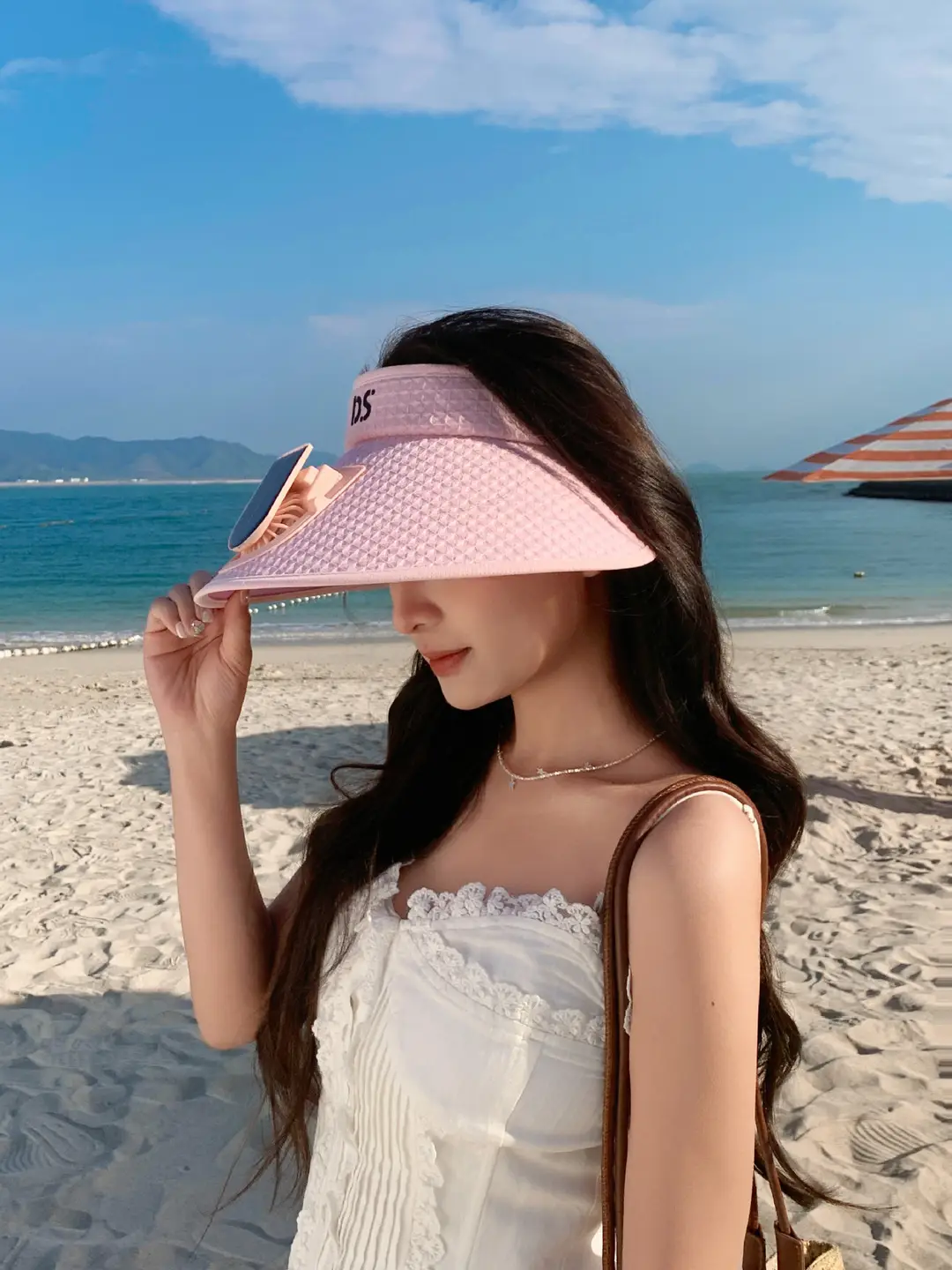 Solar-Powered Fan Hat with Fan, Sun Hat for Women, Uv Protection, Sun Protection Visor Hat, Face-Covering Sun Hat — feature 4