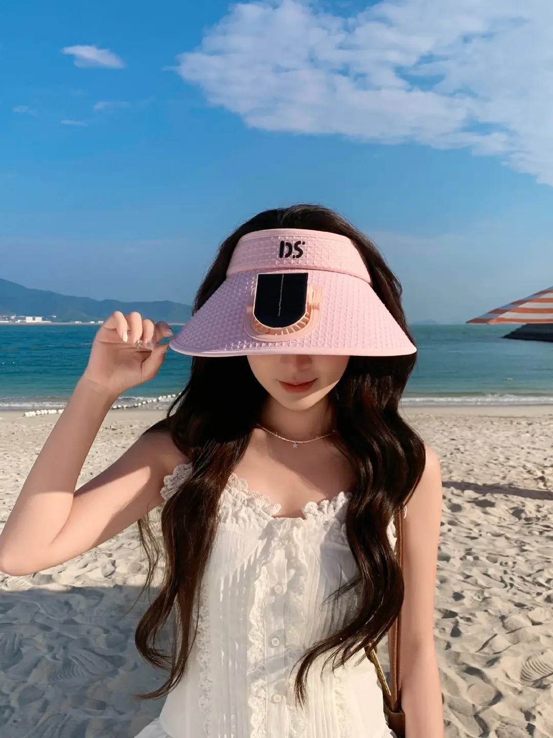 Solar-Powered Fan Hat with Fan, Sun Hat for Women, Uv Protection, Sun Protection Visor Hat, Face-Covering Sun Hat — feature 6