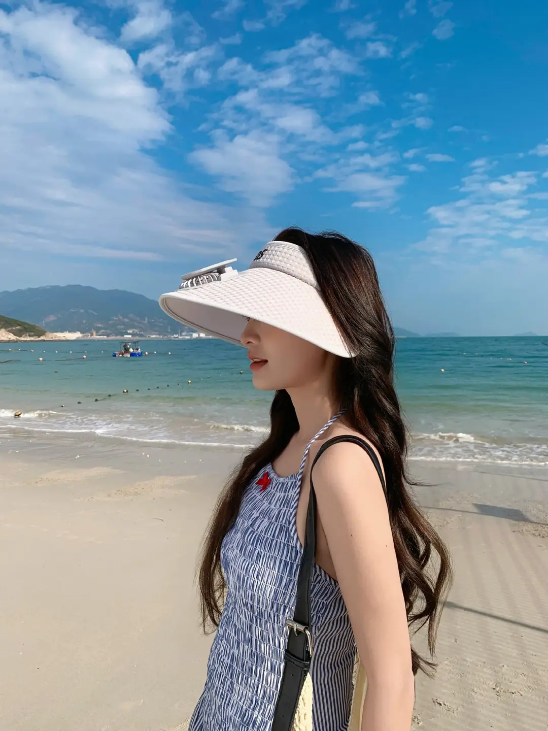 Solar-Powered Fan Hat with Fan, Sun Hat for Women, Uv Protection, Sun Protection Visor Hat, Face-Covering Sun Hat — feature 9