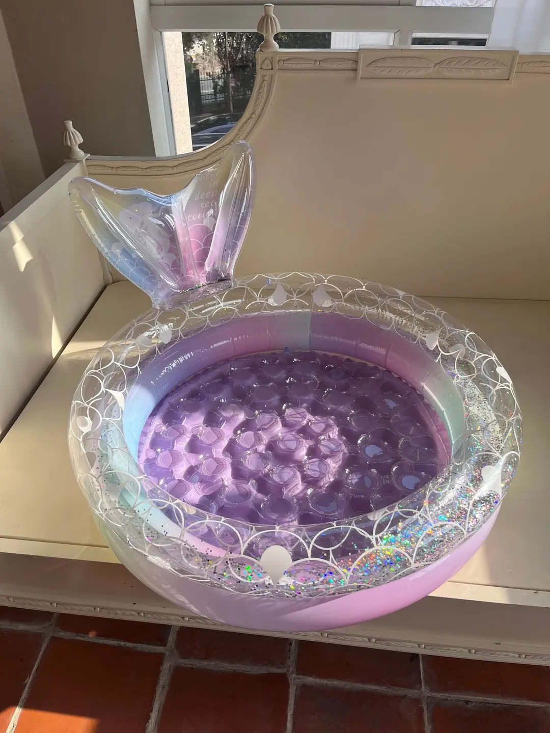 Dreamy Mermaid Pool, Inflatable Swimming Pool, Thickened Home-Use Summer Baby Round Ocean Ball Pool — feature 20