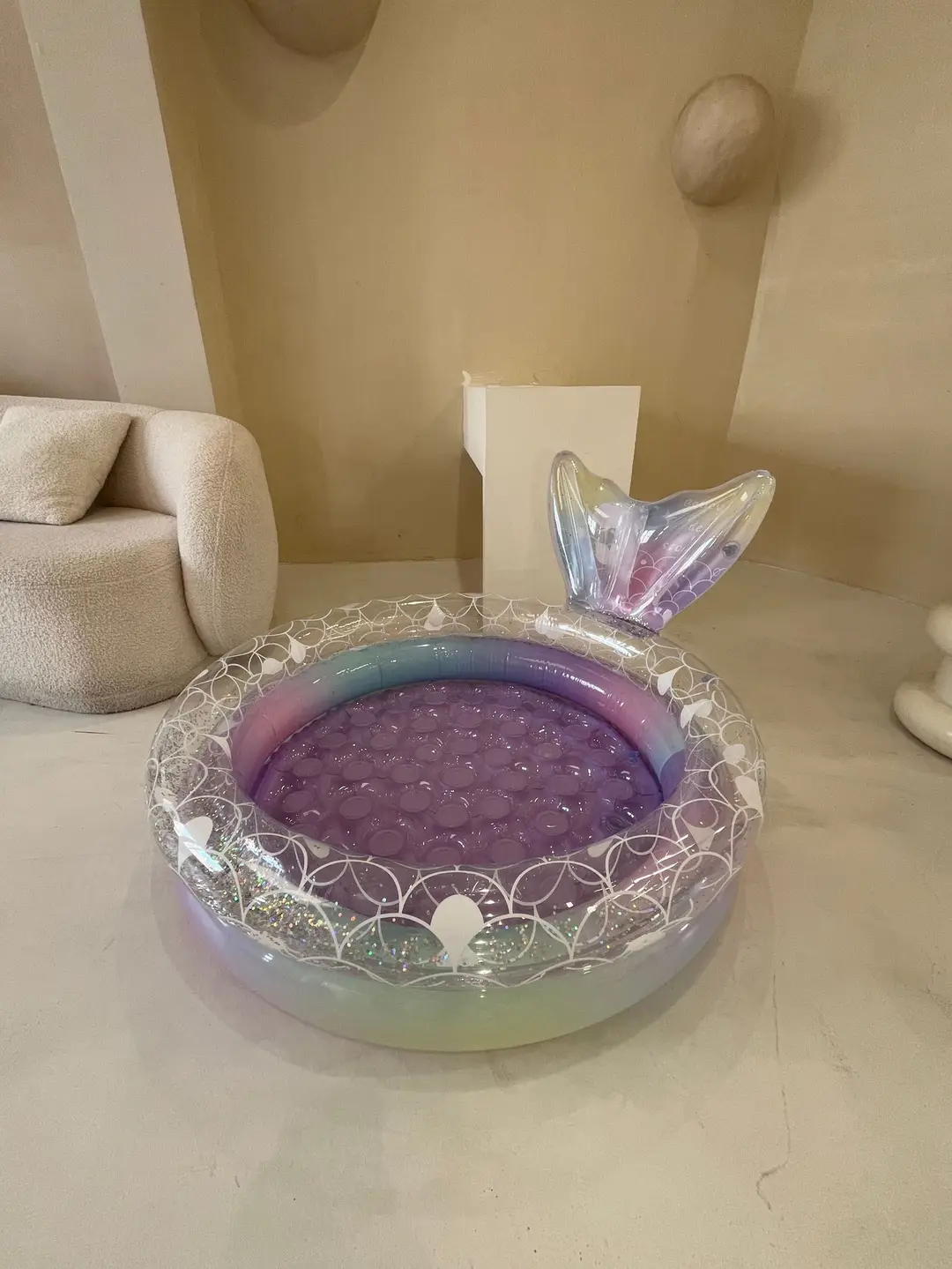 Dreamy Mermaid Pool, Inflatable Swimming Pool, Thickened Home-Use Summer Baby Round Ocean Ball Pool — feature 25