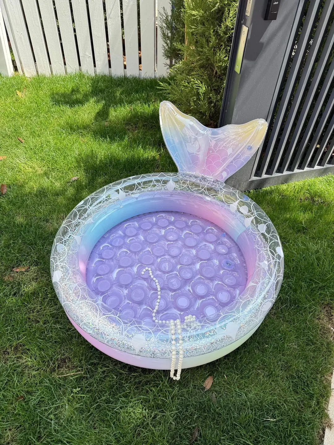 Dreamy Mermaid Pool, Inflatable Swimming Pool, Thickened Home-Use Summer Baby Round Ocean Ball Pool — feature 27