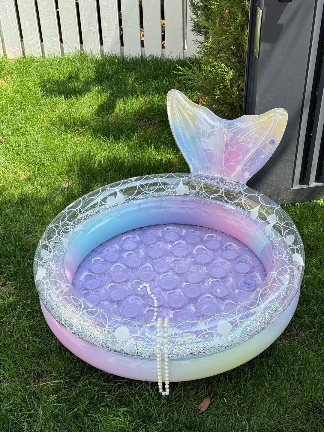Dreamy Mermaid Pool, Inflatable Swimming Pool, Thickened Home-Use Summer Baby Round Ocean Ball Pool — feature 29