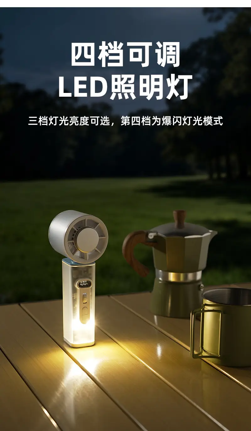 26 New Models of Automatic Oscillating Fans with Semiconductor Cooling, Long Battery Life, Desktop Lighting, Outdoor Customization, and Handheld Mini Fans — feature 14