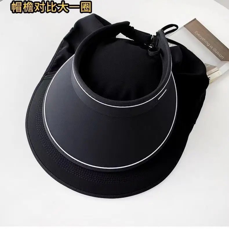 Farm Work Hat with Sun Protection Face Mask, Full-Face with Large Brim, Women's Outdoor Uv Protection Breathable Face Mask, Ice Silk Mask — feature 10