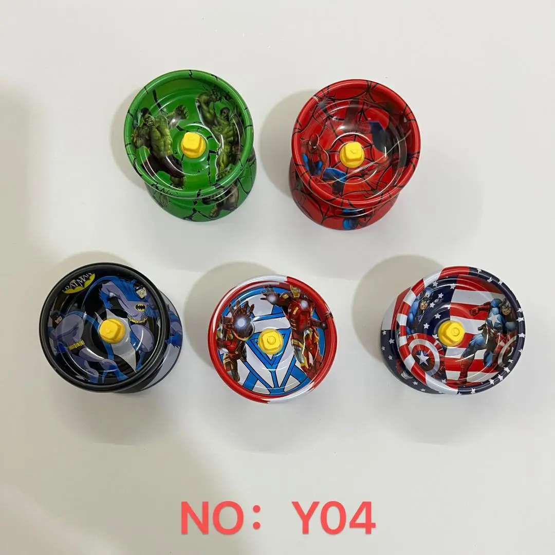 Cross-Border Alloy Yo-Yo Ball for Children, Metal Yoyo Ball, Spinning Fancy Entry-Level Educational Competitive Toy for Little Boys