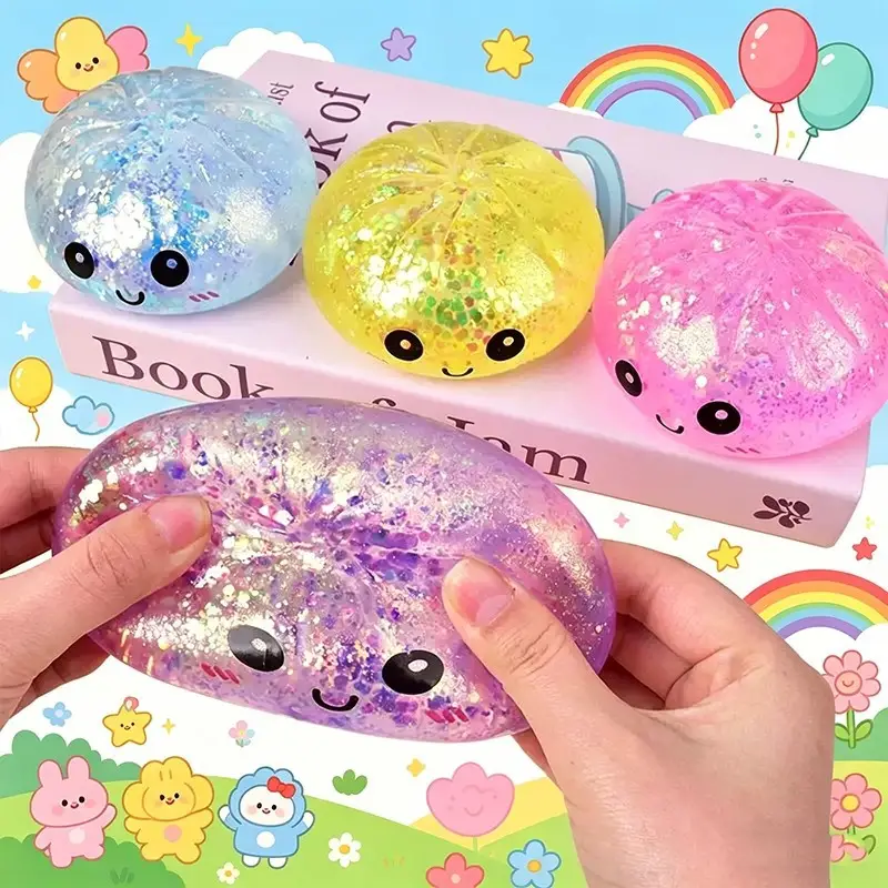 Cross-Border Stress-Relief Dumpling Toy, Internet Celebrity Hot Item, Squeeze Toy Blind Box, Creative Realistic Stress-Relief Dumpling Toy