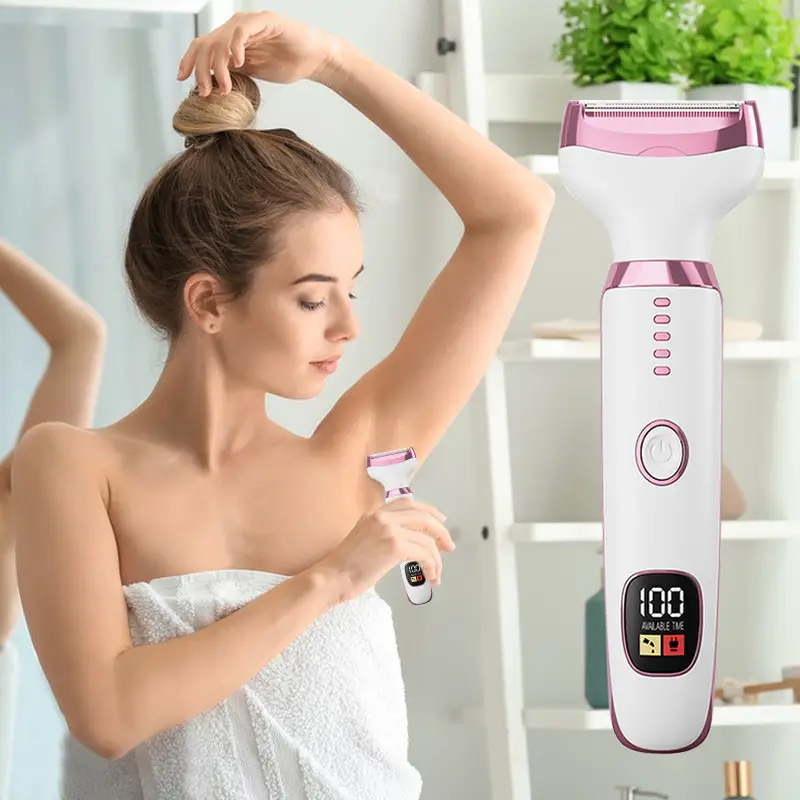 Five-In-One Hair Trimmer, Hair Removal, Body Hair Removal, Private Hair Trimmer, Electric Shaver, Portable for Women